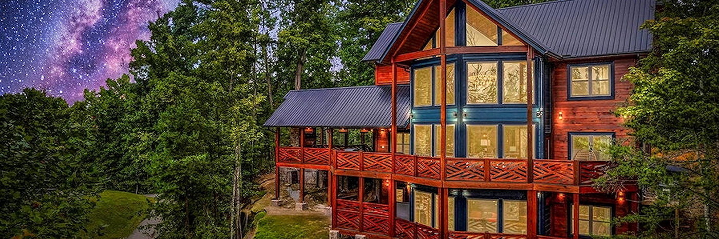 Custom home in the Smoky Mountains